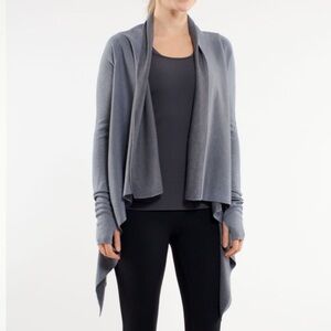 Lululemon Reflection Wrap Reversible Heathered Blurred Grey / Coal